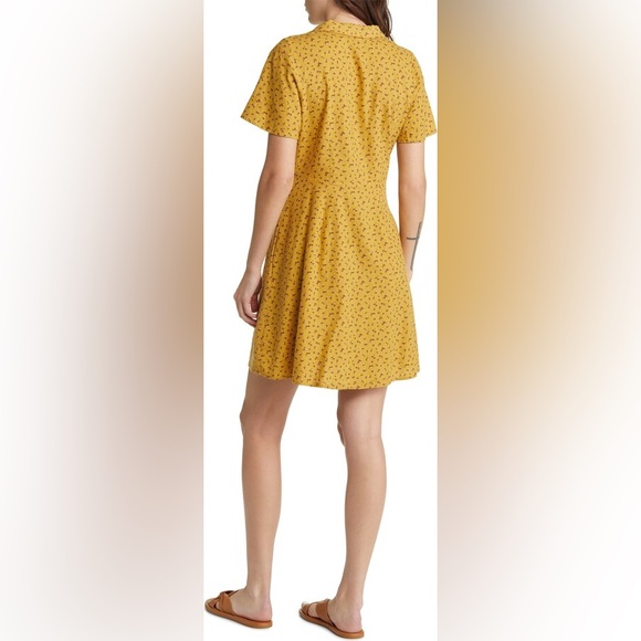 Madewell Kacie Mini Shirtdress in Bitsy Bouquet Size 00 - Picture 5 of 13